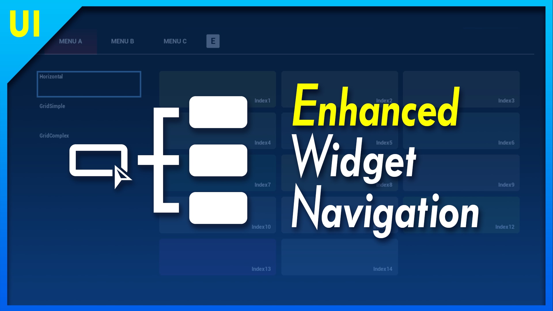 Enhanced Widget Navigation